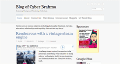 Desktop Screenshot of cyberbrahma.com